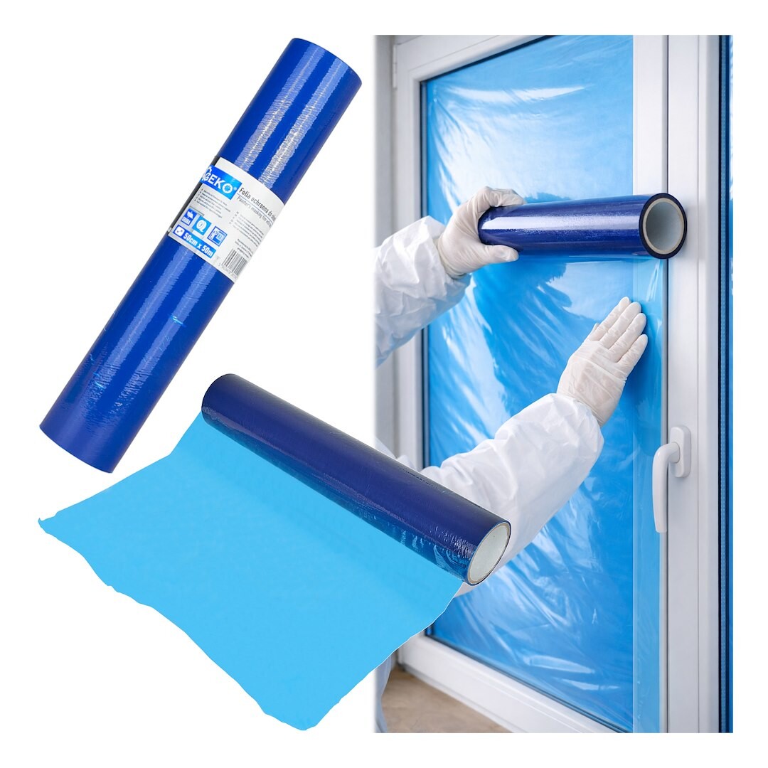 GEKO Samolepicí ochranná fólie 50 cm x 50 m