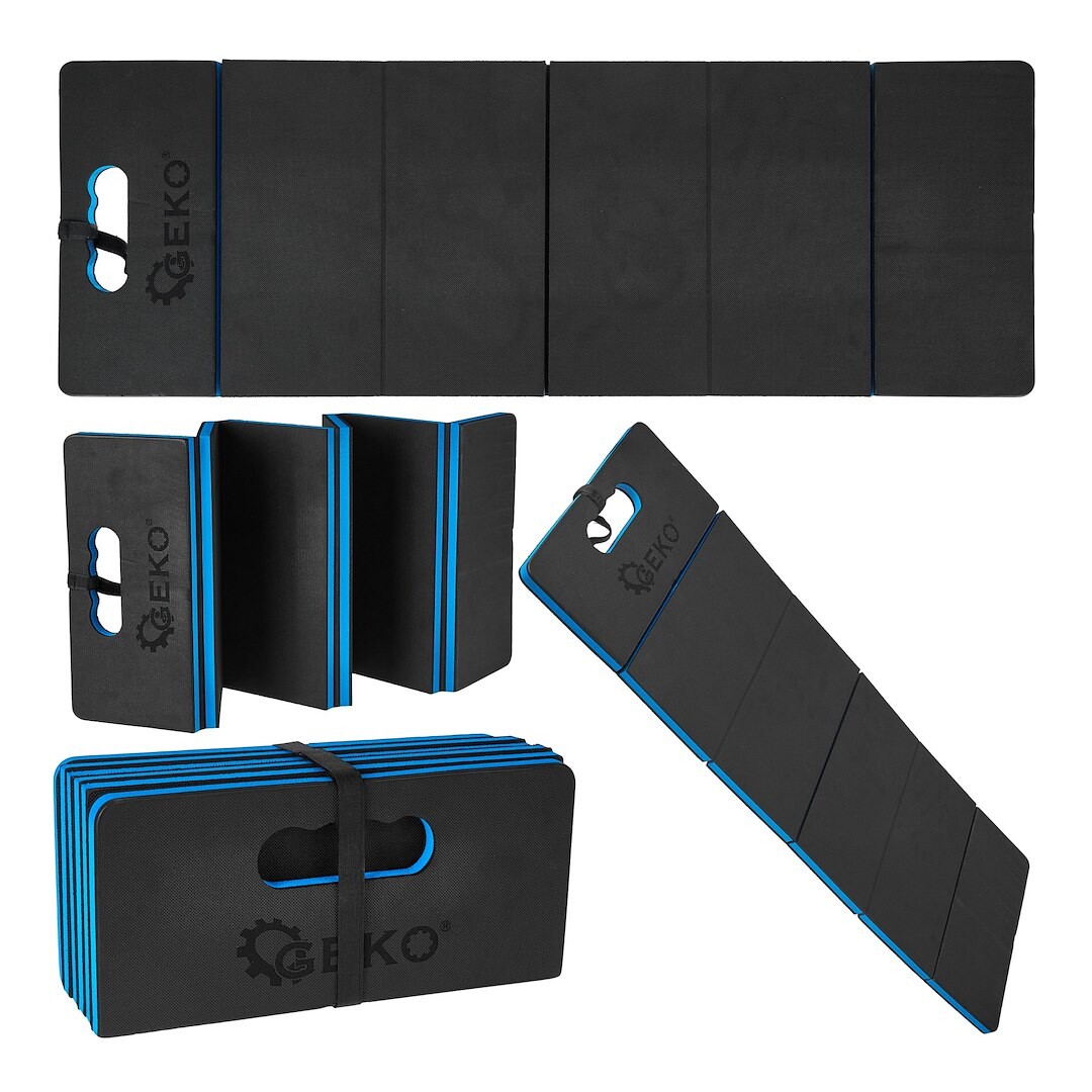 Dílenské lehátko, skládací pěnová podložka, 3v1, 116×40×2,3 cm - GEKO