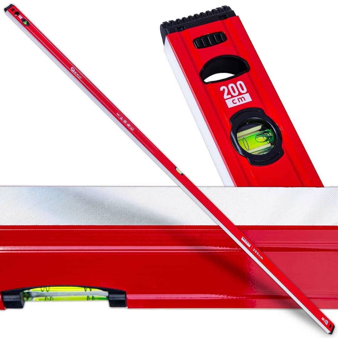 GEKO Vodováha magnetická hliníková STRONG LINE -(Délka: 200 cm)