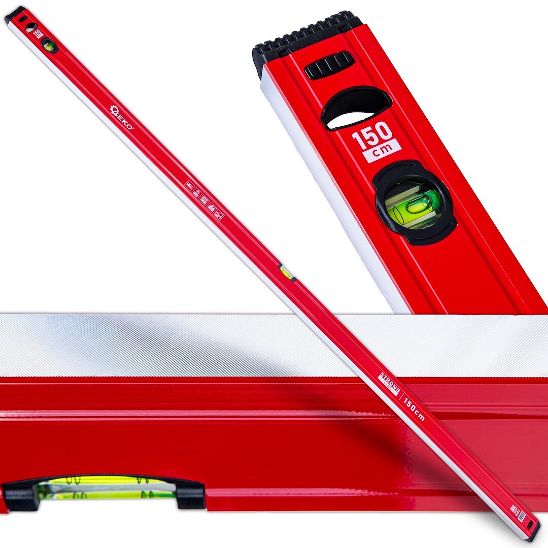 GEKO Vodováha magnetická hliníková STRONG LINE -(Délka: 150 cm)