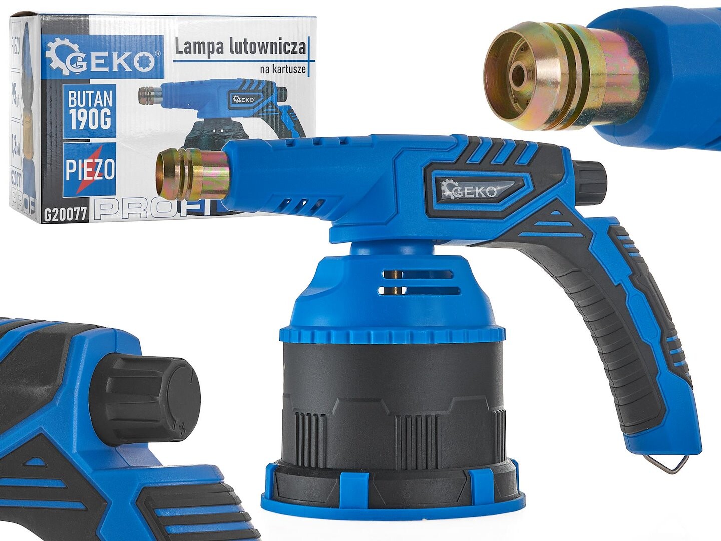 GEKO Hořák s piezoelektrickým zapalováním PROFI