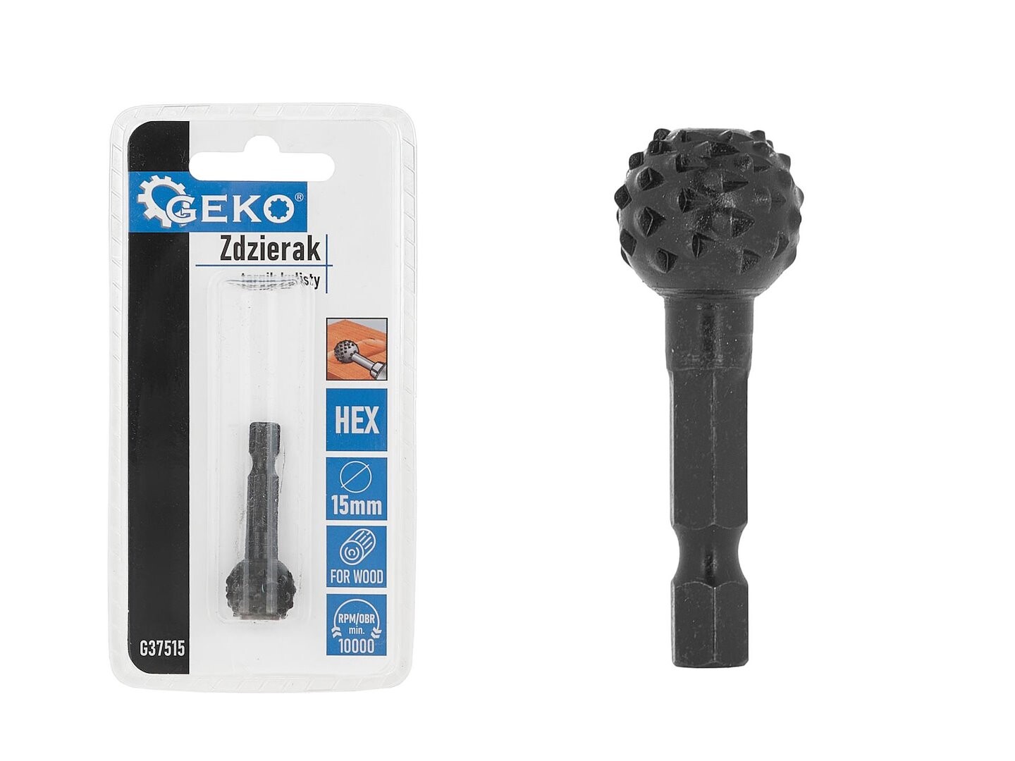 GEKO Fréza stopková do dřeva, kulatá