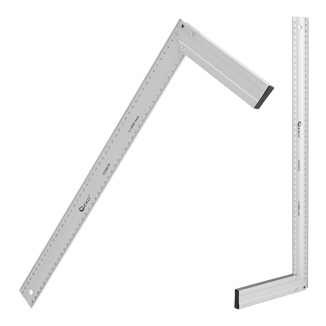 GEKO Hliníkové truhlářské úhelníky 500 mm