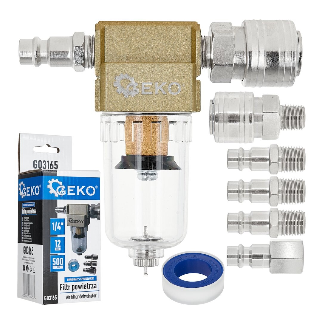 Vzduchový filtr s odlučovačem vody, závit 1/4