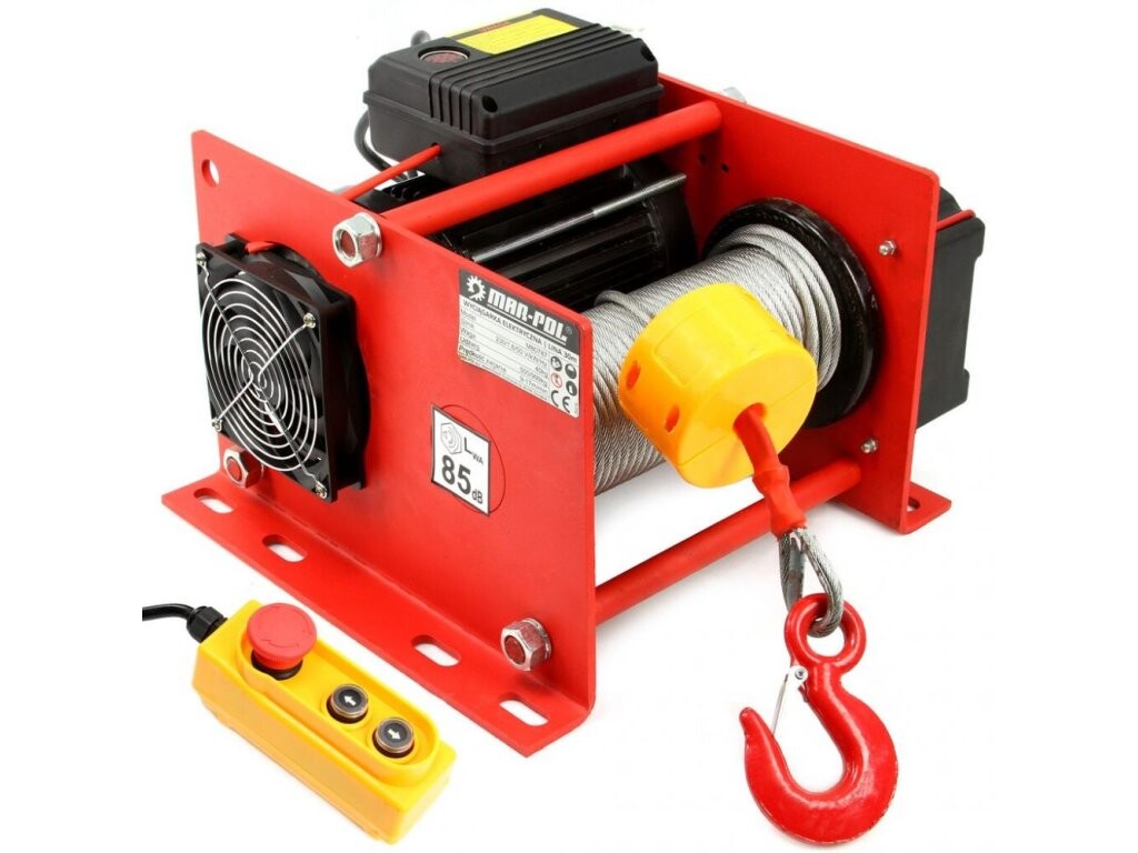 Elektrický lanový naviják 500/999 kg, 30 m, 230V MAR-POL