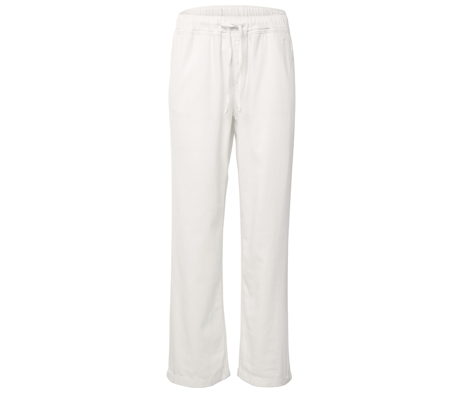 Tchibo - Pohodlné široké džíny - pro ženy - vel. 44 - barva: bílá