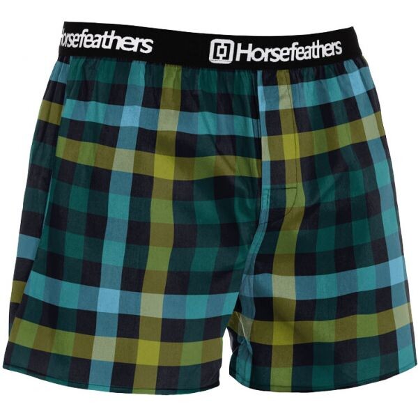 Trenky Horsefeathers Clay Boxer - Modrá - L