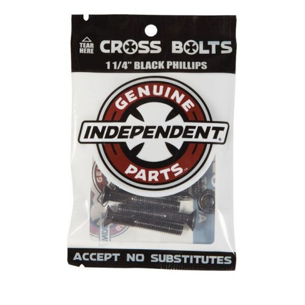 Sk8 Šroubky Independent Phillips - Černá - 1.25
