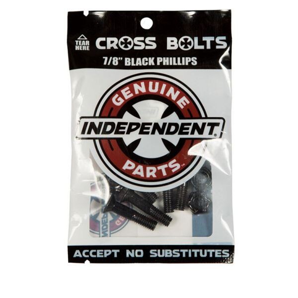 Sk8 Šroubky Independent Phillips 12/8 - Černá - 7/8