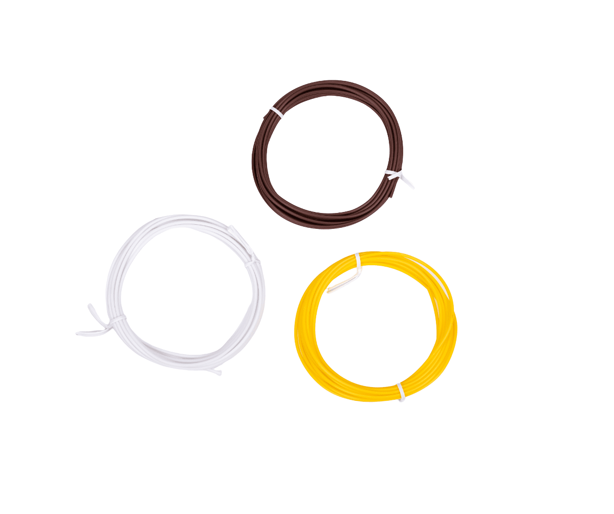 Náhradní filamenty AERIUM pro 3D Pera 1,75 mm PCL 3 metry x 3 barvy