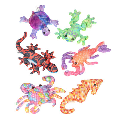 Mořská zvířátka plněná pískem