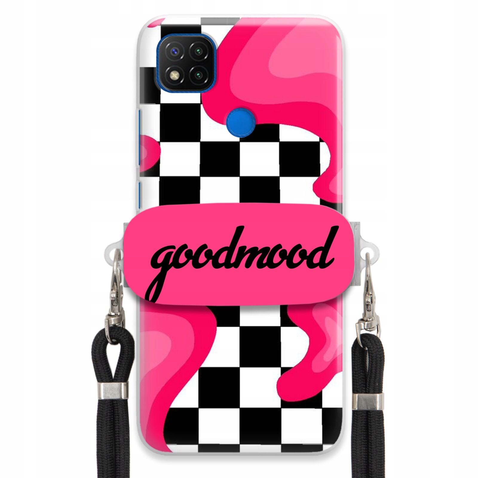 Pouzdro Pro Xiaomi Redmi 9C Sada Pouzder Držák Na Vodítko Černá For Teen Splash