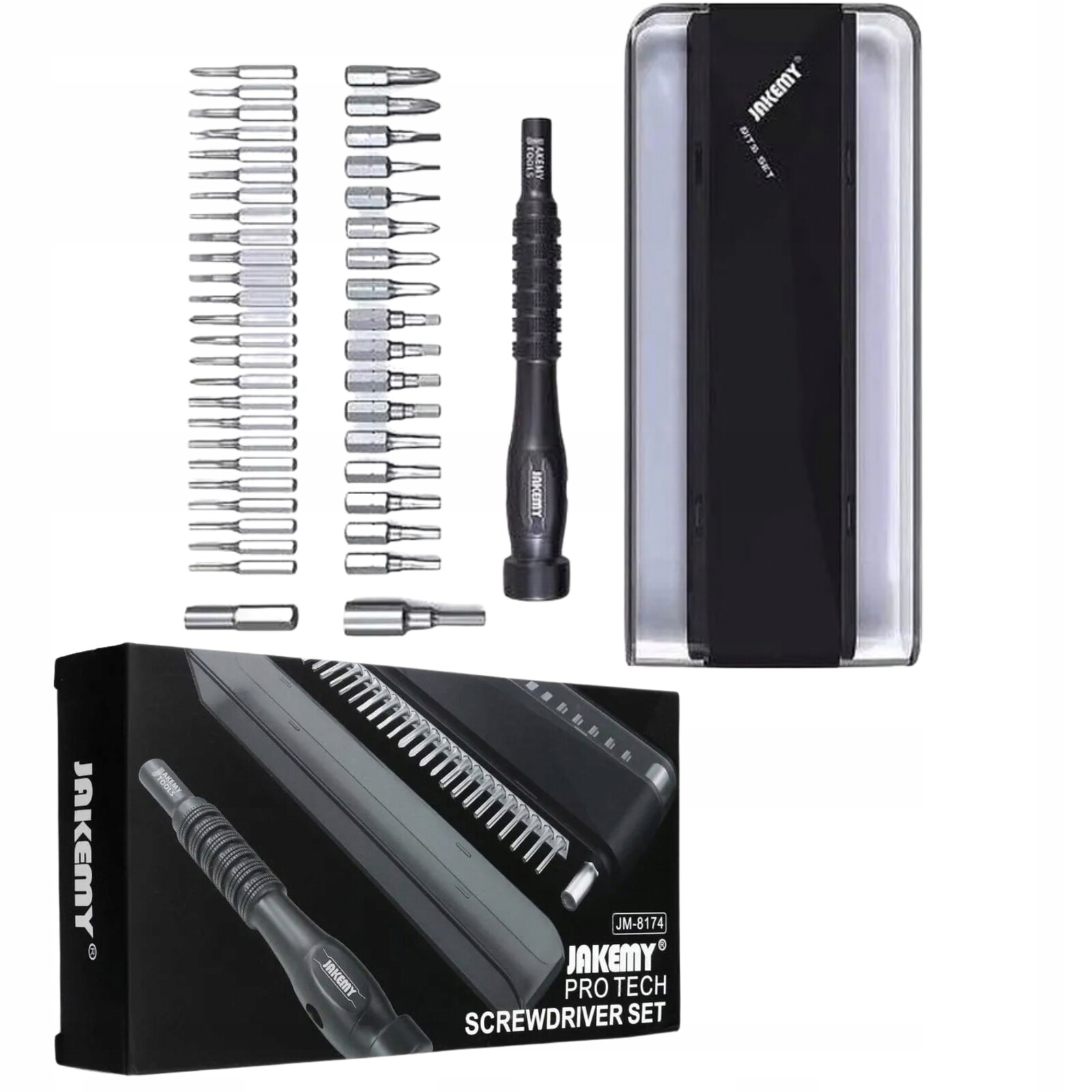 Sada Přesných Bitů Šroubováků Macbook Jakemy JM-8174