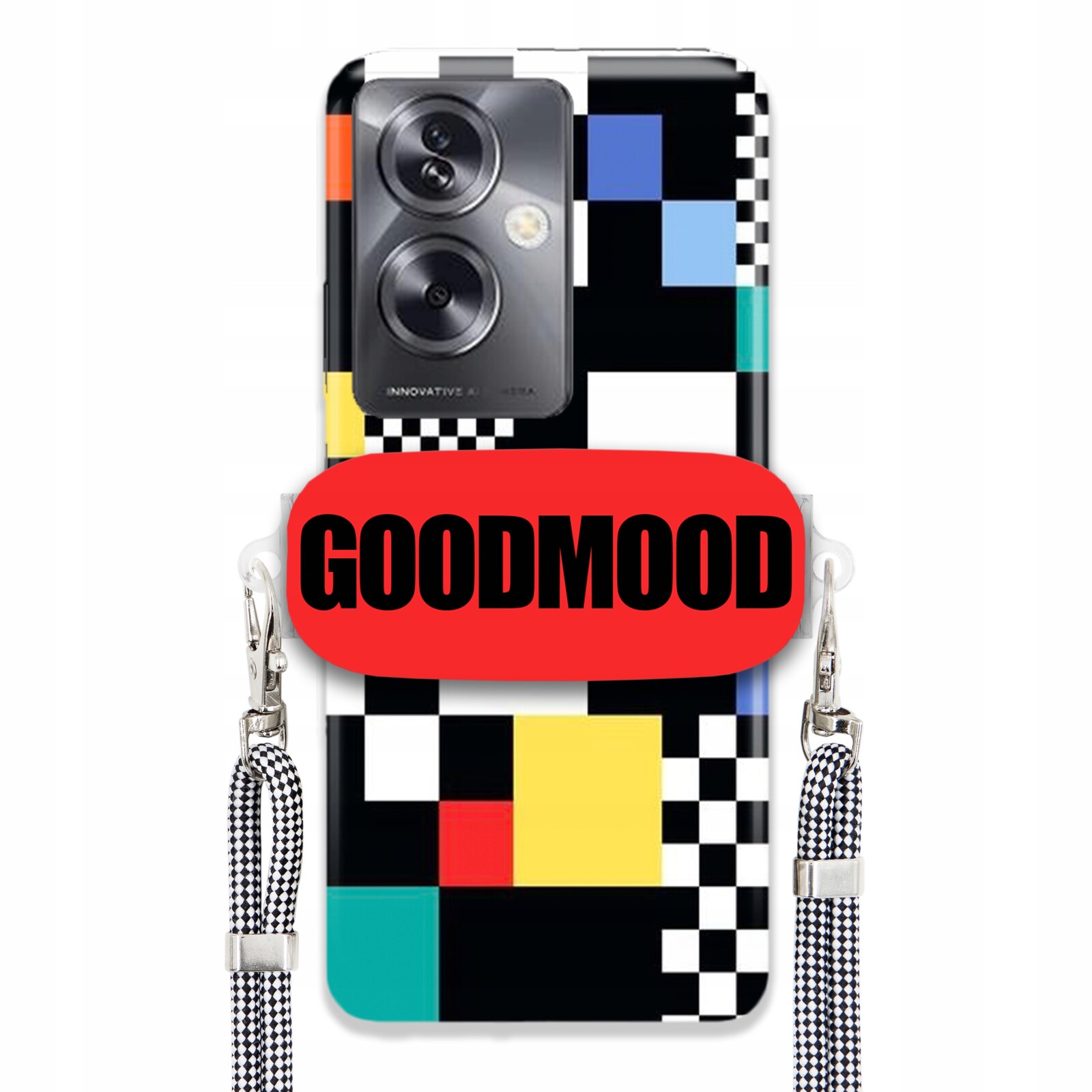 Pouzdro Pro Oppo A79 5G Case Držák Na Vodítko Zebra Telefonu Pixelart Goodmood Wz