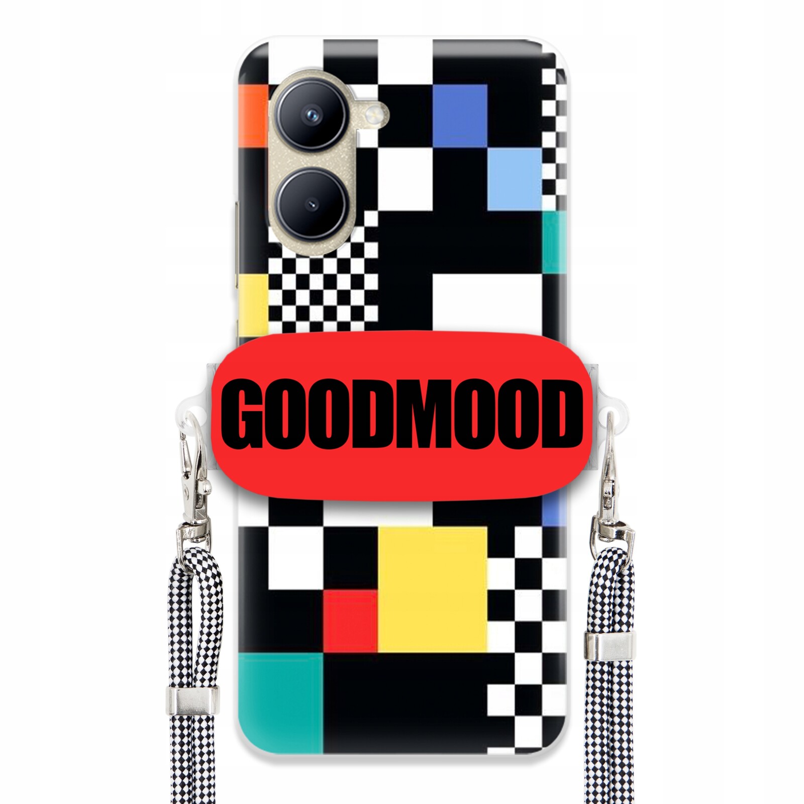 Pouzdro Pro Realme C33 Case Držák Na Vodítko Zebra Telefonu Pixelart Goodmood Vzory