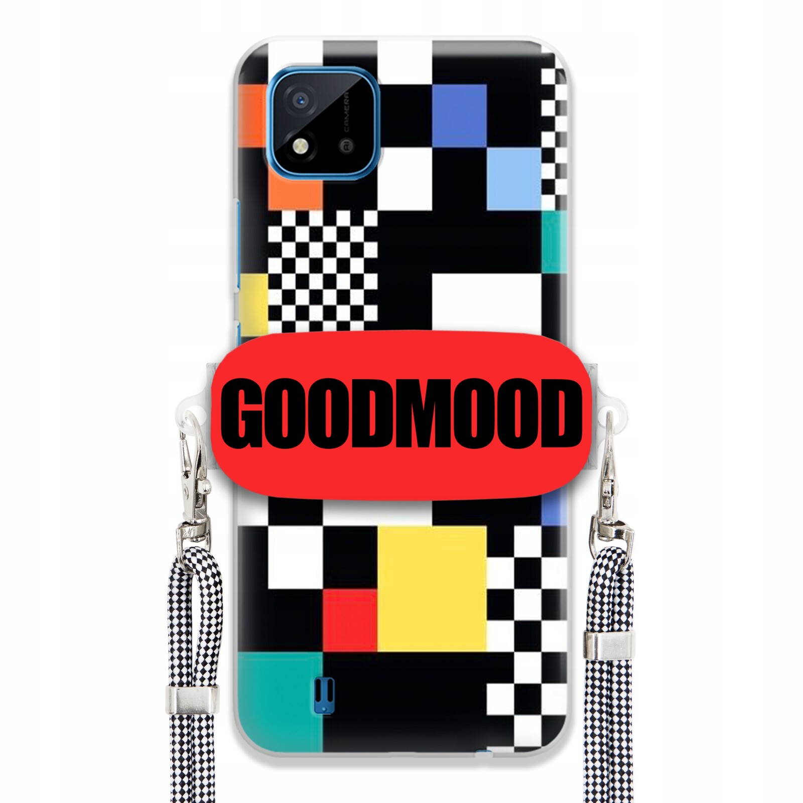 Pouzdro Pro Realme C20 Case Držák Na Vodítko Zebra Telefonu Pixelart Goodmood Vzory