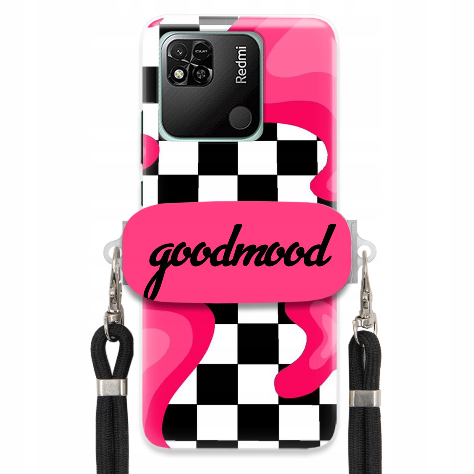 Pouzdro Pro Xiaomi Redmi 10A 4G Sada Case Držák Na Vodítko Černá For Teen Splash