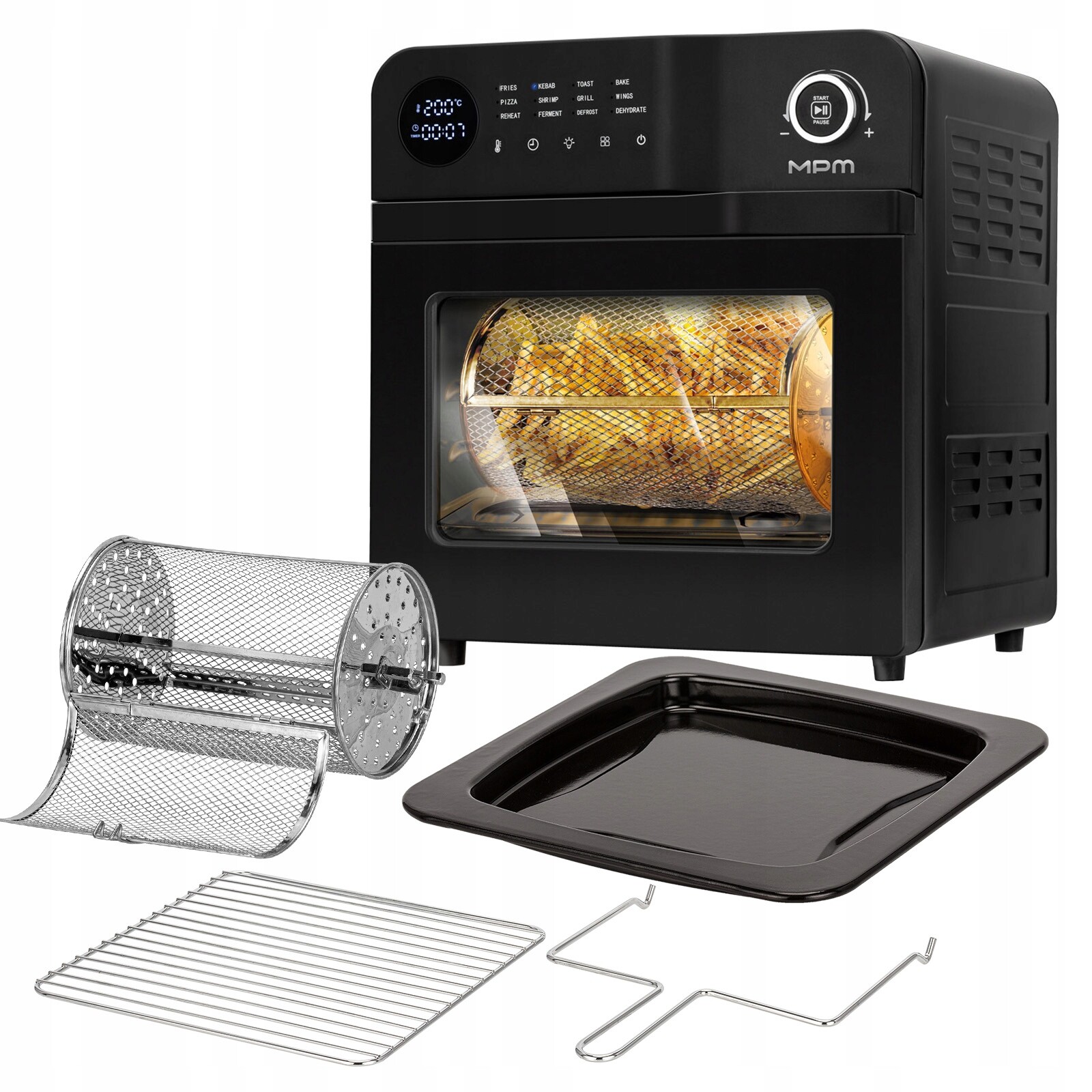 Fritéza bez tuku Airfryer Mpm MFR-15