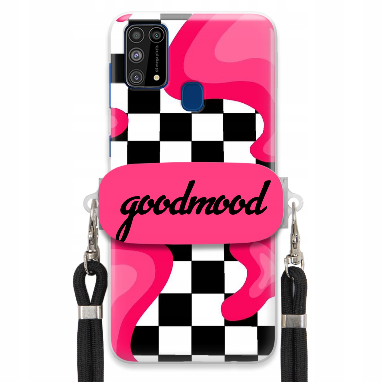 Pouzdro Pro Samsung M31 Set Case Držák Na Vodítko Černý Pro Teenagery Splash