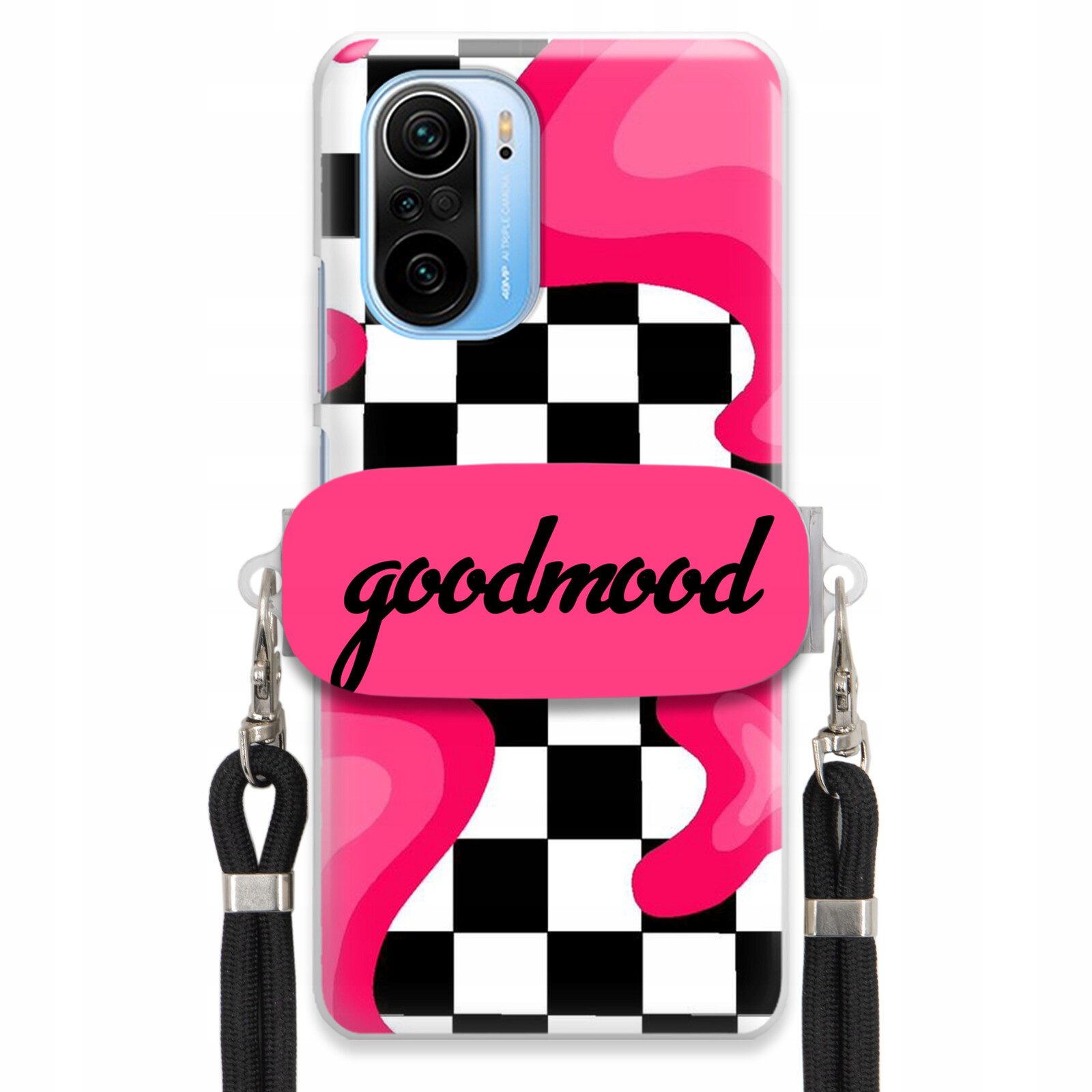 Pouzdro Pro Xiaomi Poco F3 Pro Sada Case Držák Na Vodítko Černá For Teen Splash