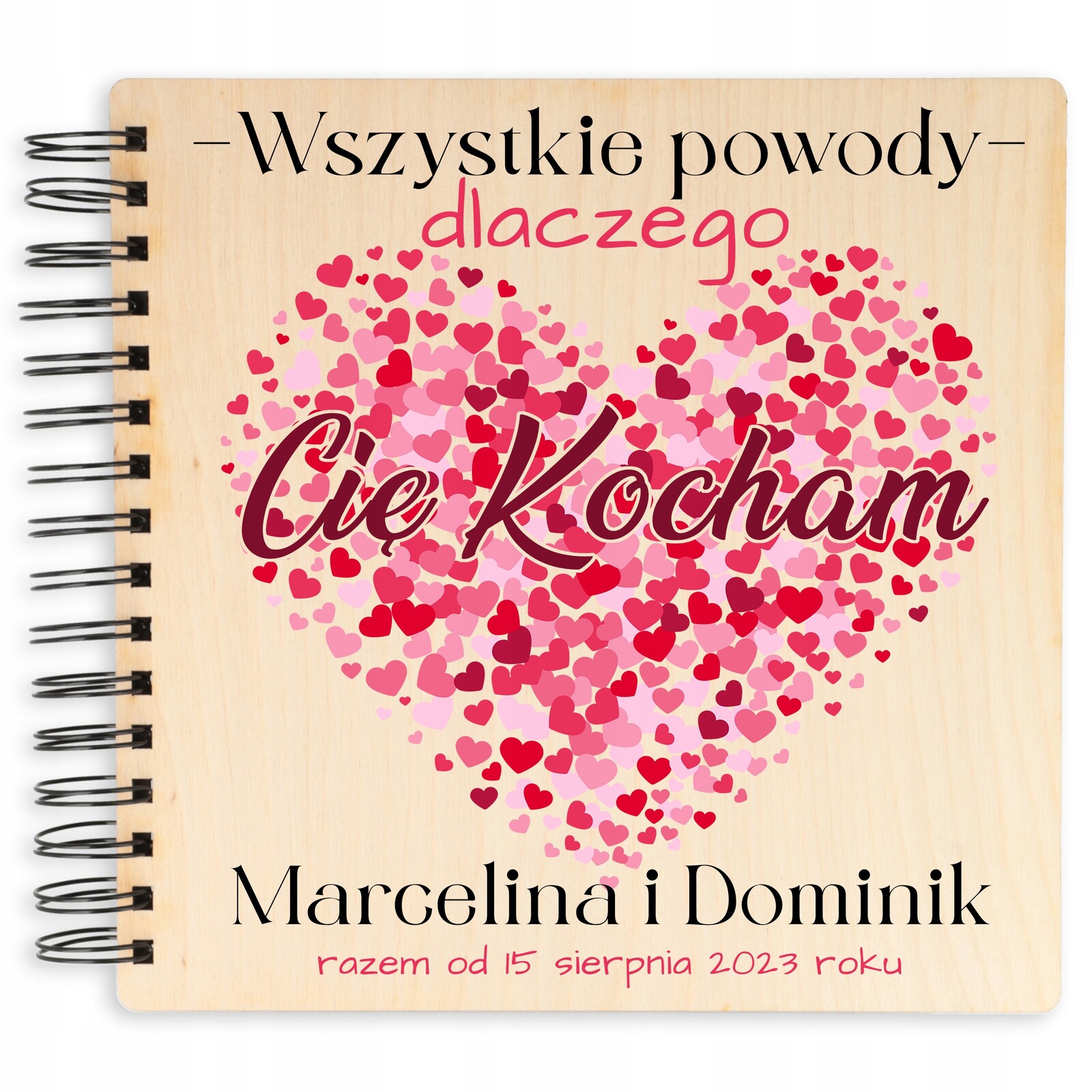 Album Dárek Pro páry Důvody Proč Tě Miluji Jméno Datum 25 Černé