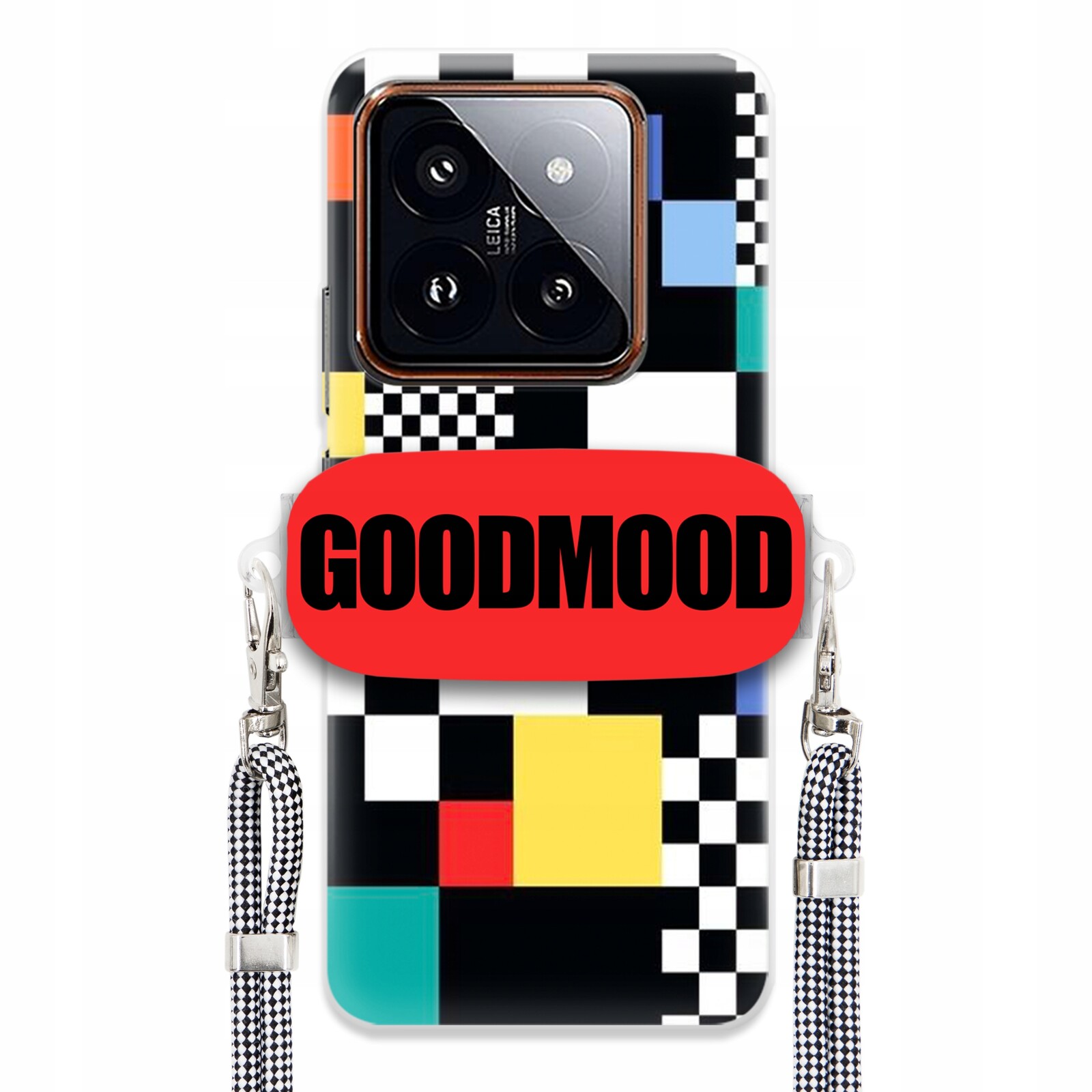 Pouzdro Pro Xiaomi 14 Pro Case Držák Na Vodítko Zebra Telefonu Pixelart Goodmood Wz