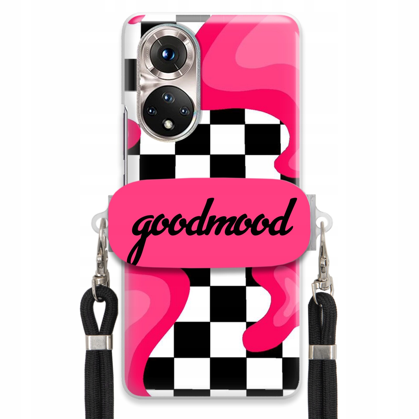 Pouzdro Pro Huawei Nova 9 Sada Pouzder Držák Na Vodítko Černá For Teen Modne Splash