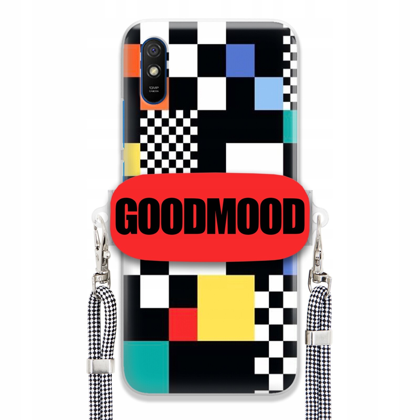 Pouzdro Pro Xiaomi Redmi 9A Case Držák Na Vodítko Zebra Telefonu Pixelart MIX Vzory