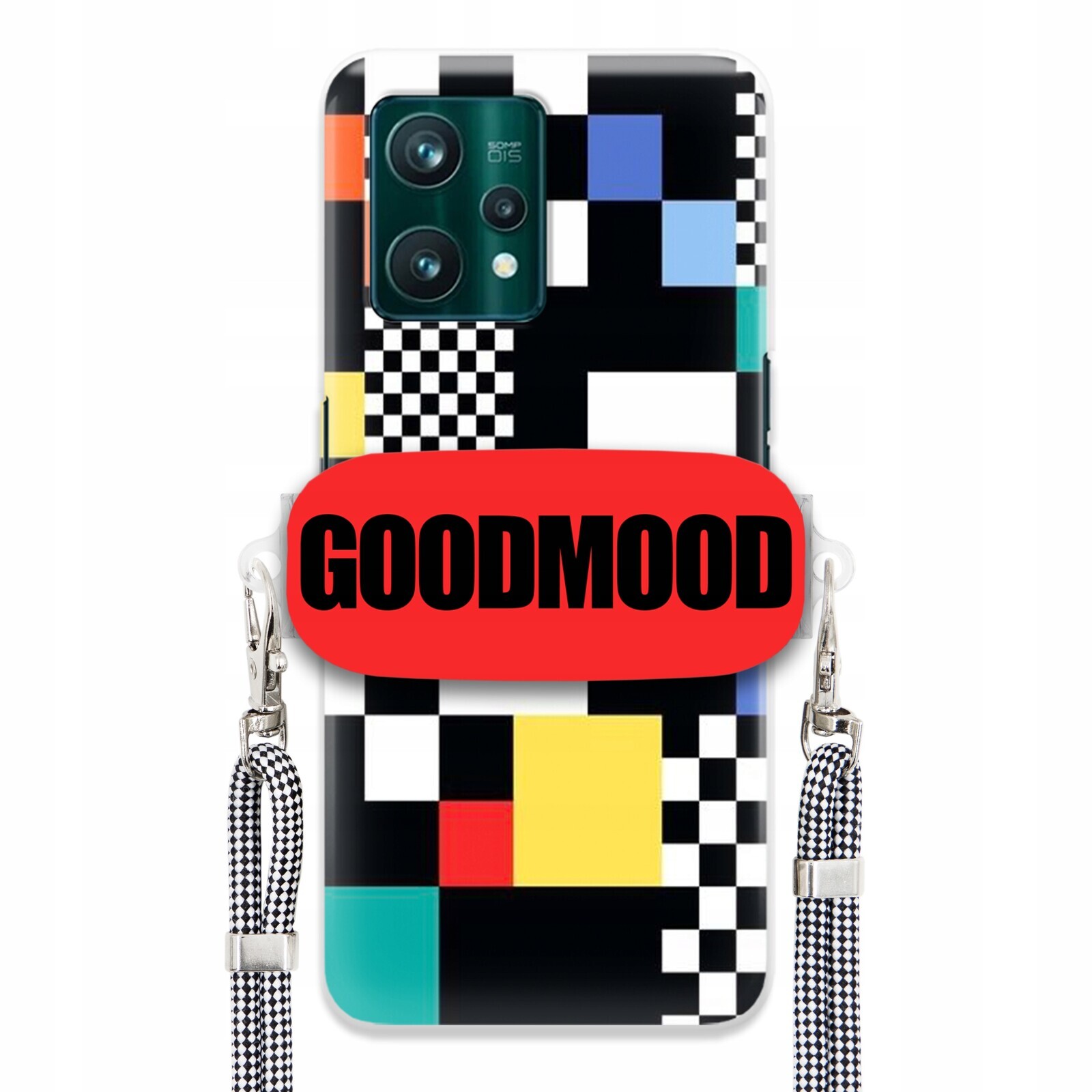 Pouzdro Pro Realme 9 Pro Plus Case Držák Na Vodítko Zebra Telefonu Pixelart MIX Wz