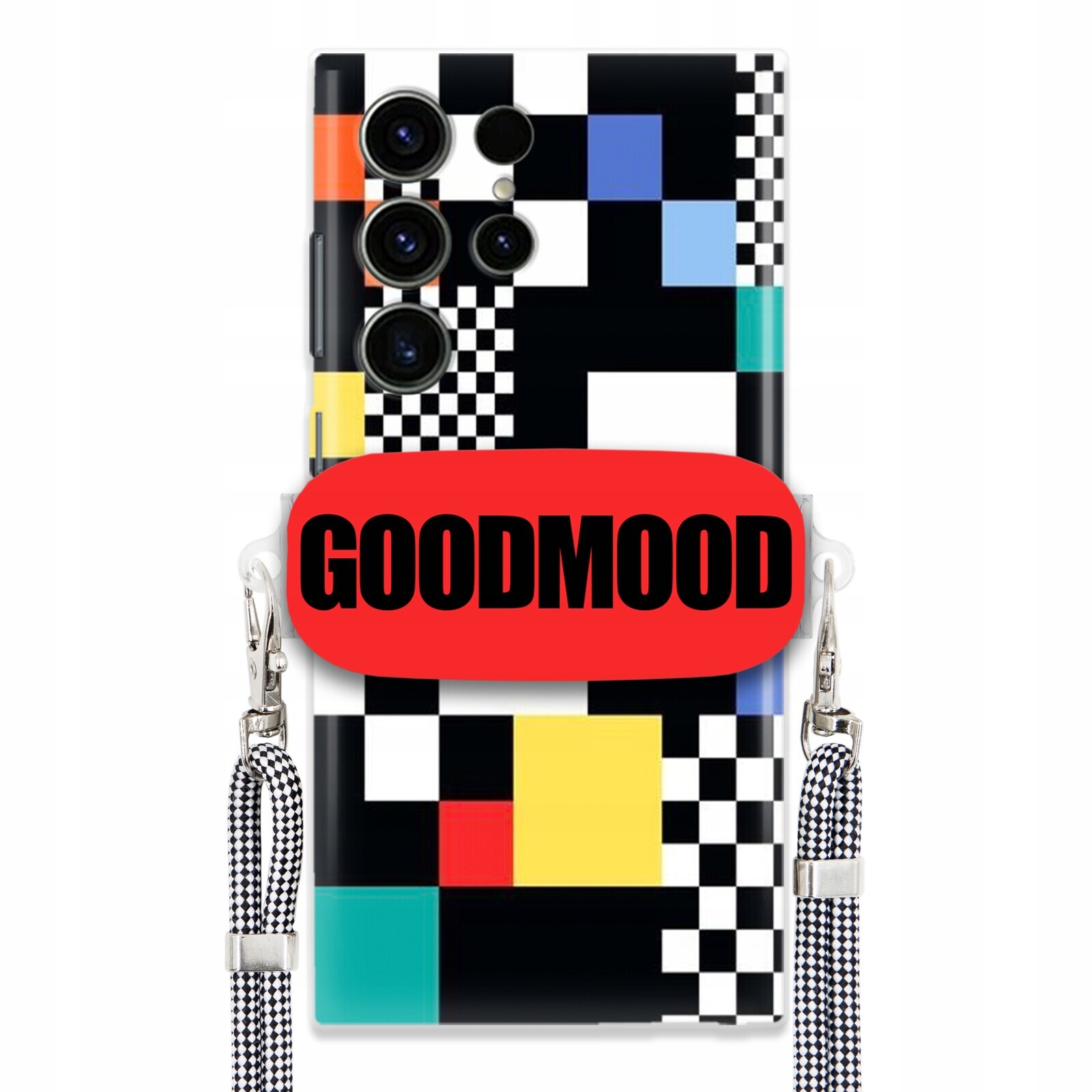 Pouzdro Pro Samsung S24 Ultra Case Držák Na Vodítko Zebra Telefonu Pixelart MIX Wz