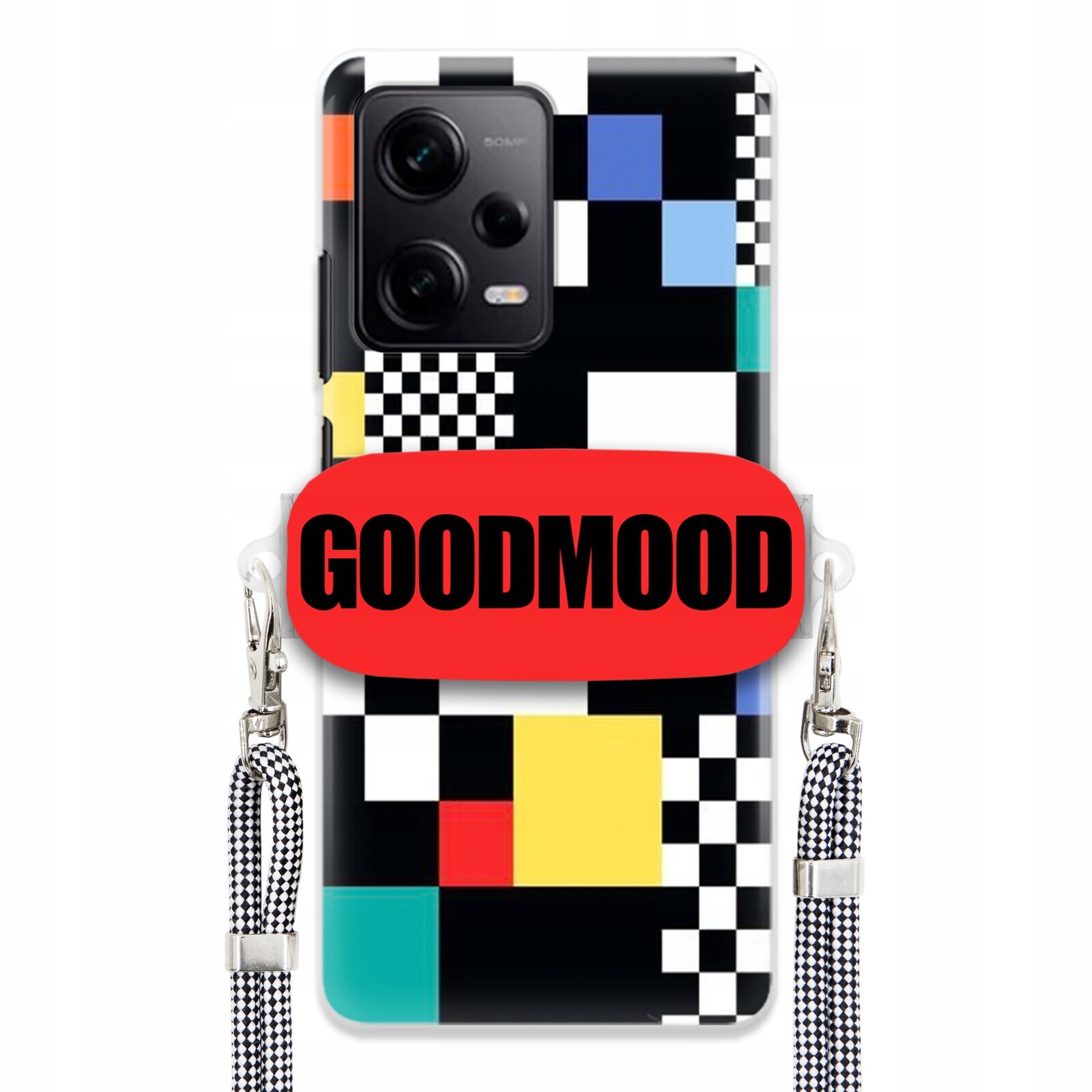 Pouzdro Pro Xiaomi Redmi Note 12 Pro 4G Case Držák Vodítka Zebra Pixelart MIX Wz
