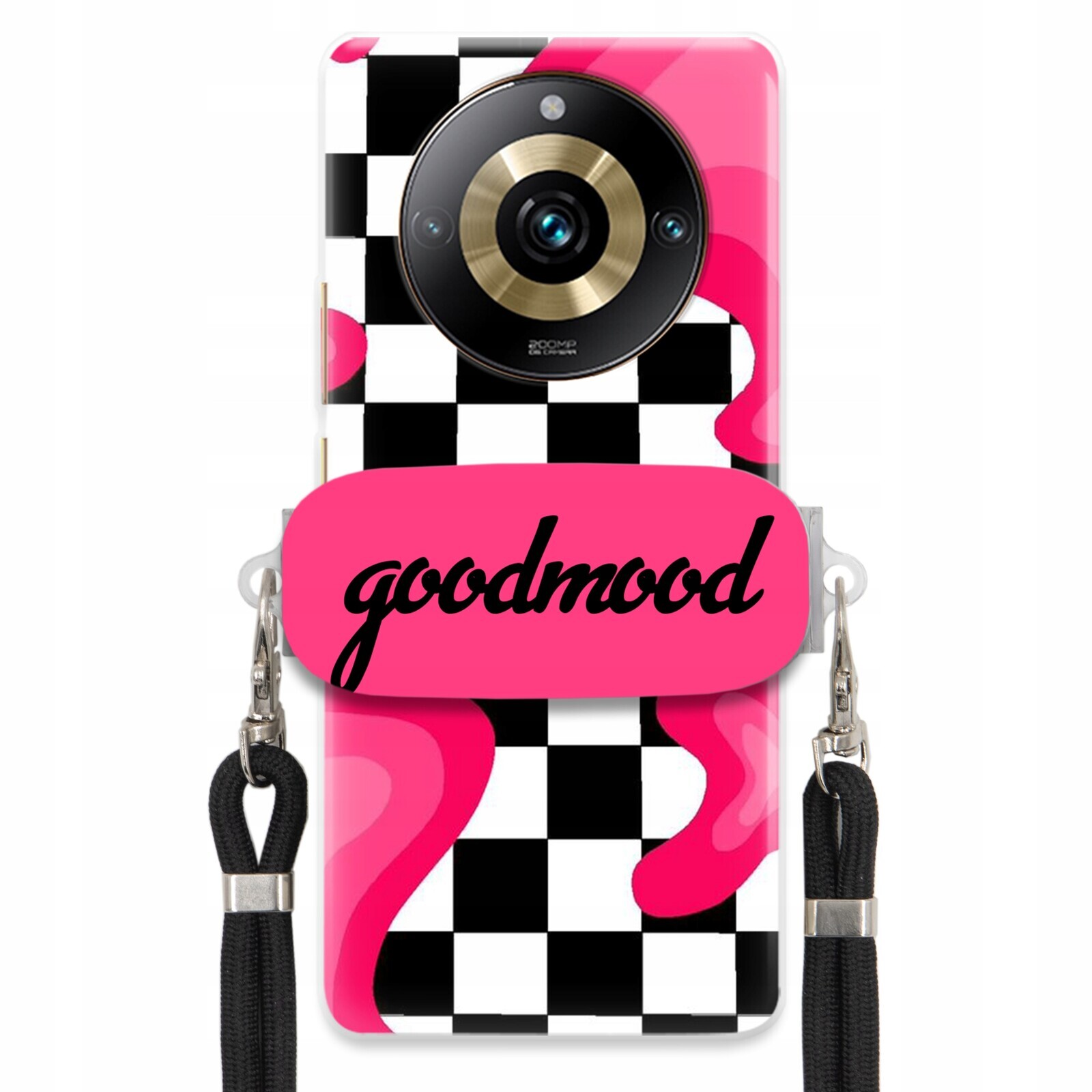 Pouzdro Pro Realme 11 Pro 5G Set Case Držák Na Vodítko Černá For Teen Splash