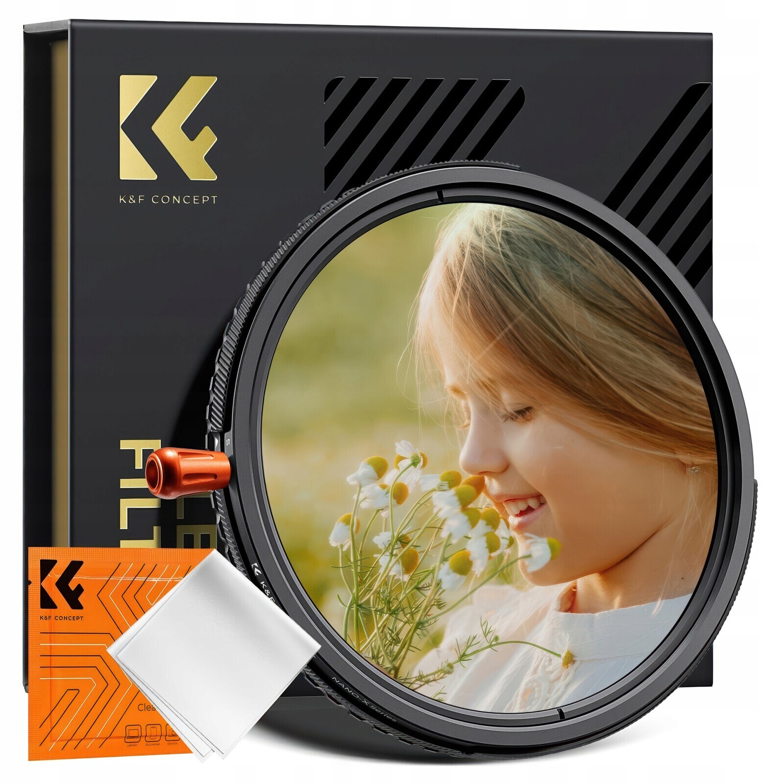 K&f Concept Nano-X Mrc Cpl filtr a fader ND2-32 a černá mlha 1/4 52 mm