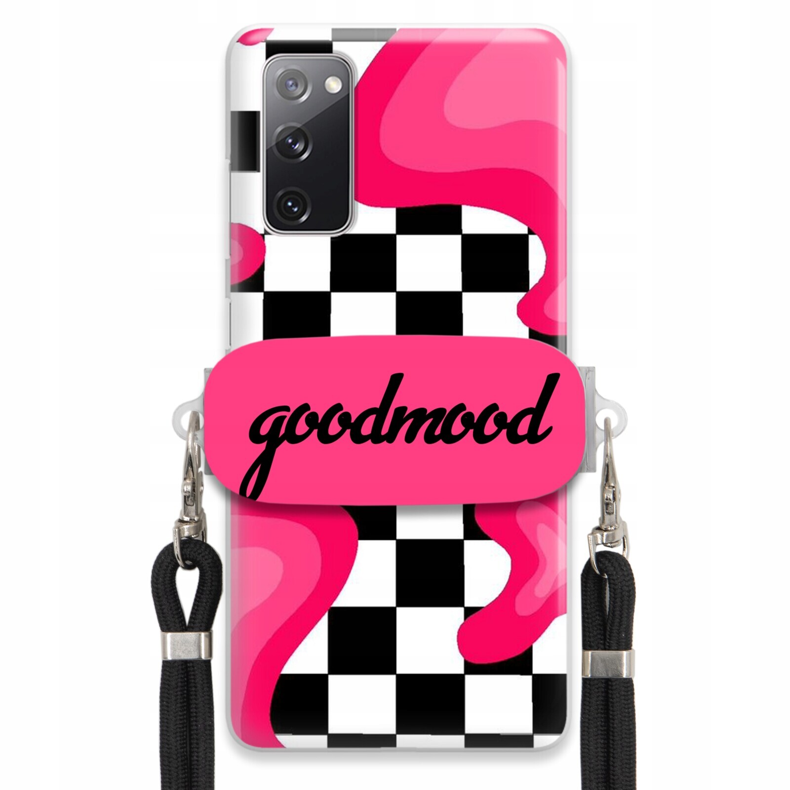 Pouzdro Pro Samsung S20FE 5G Sada Case Držák Na Vodítko Černá For Teen Splash