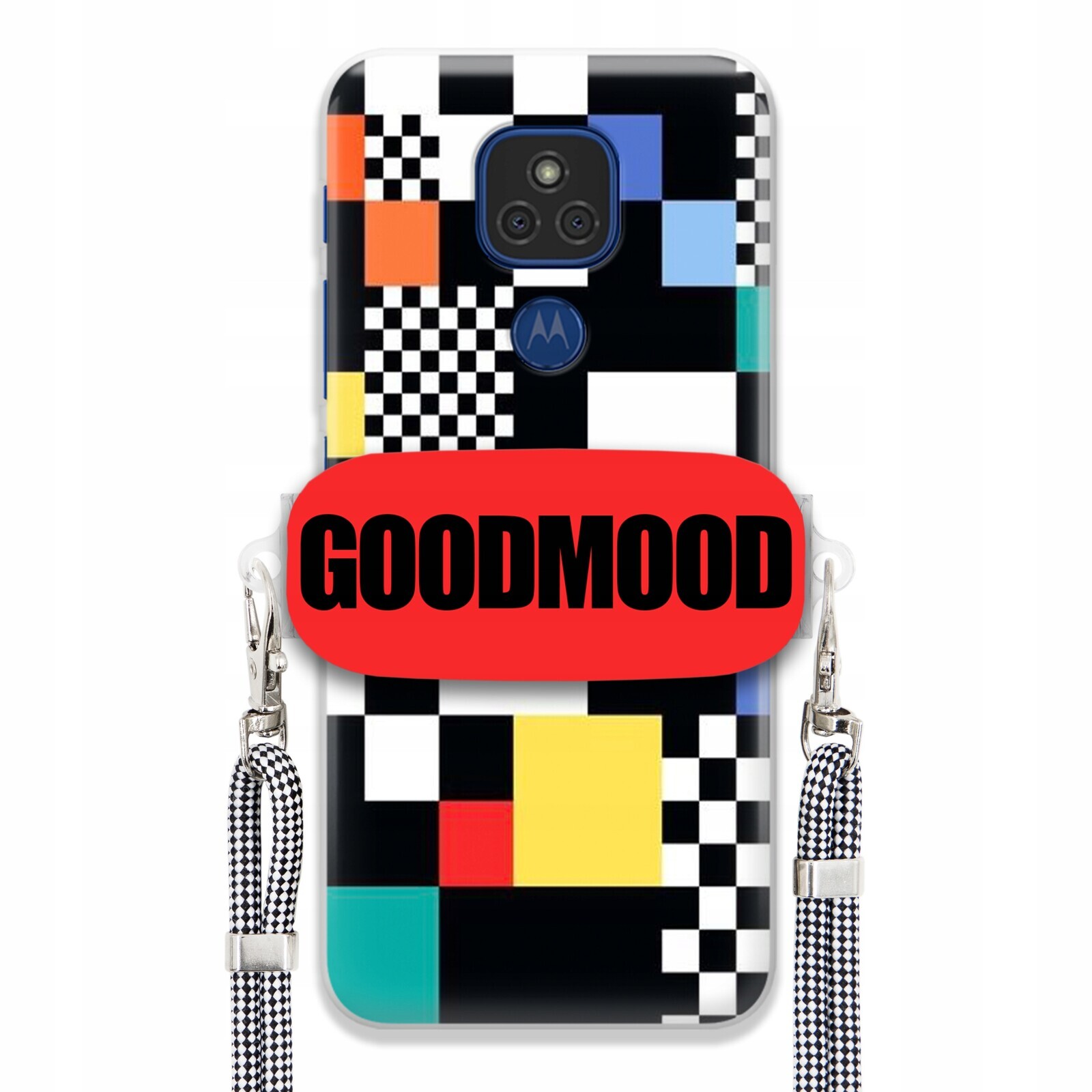 Pouzdro Pro Motorola G9 Play Case Držák Na Vodítko Zebra Telefonu Pixelart MIX Wz