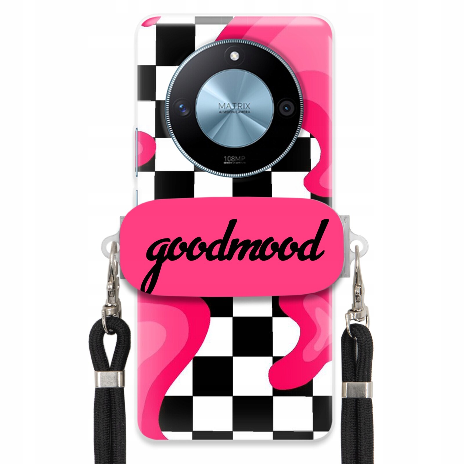 Pouzdro Pro Honor X50 5G Sada Case Držák Na Vodítko Černá Pro Teenagery Splash