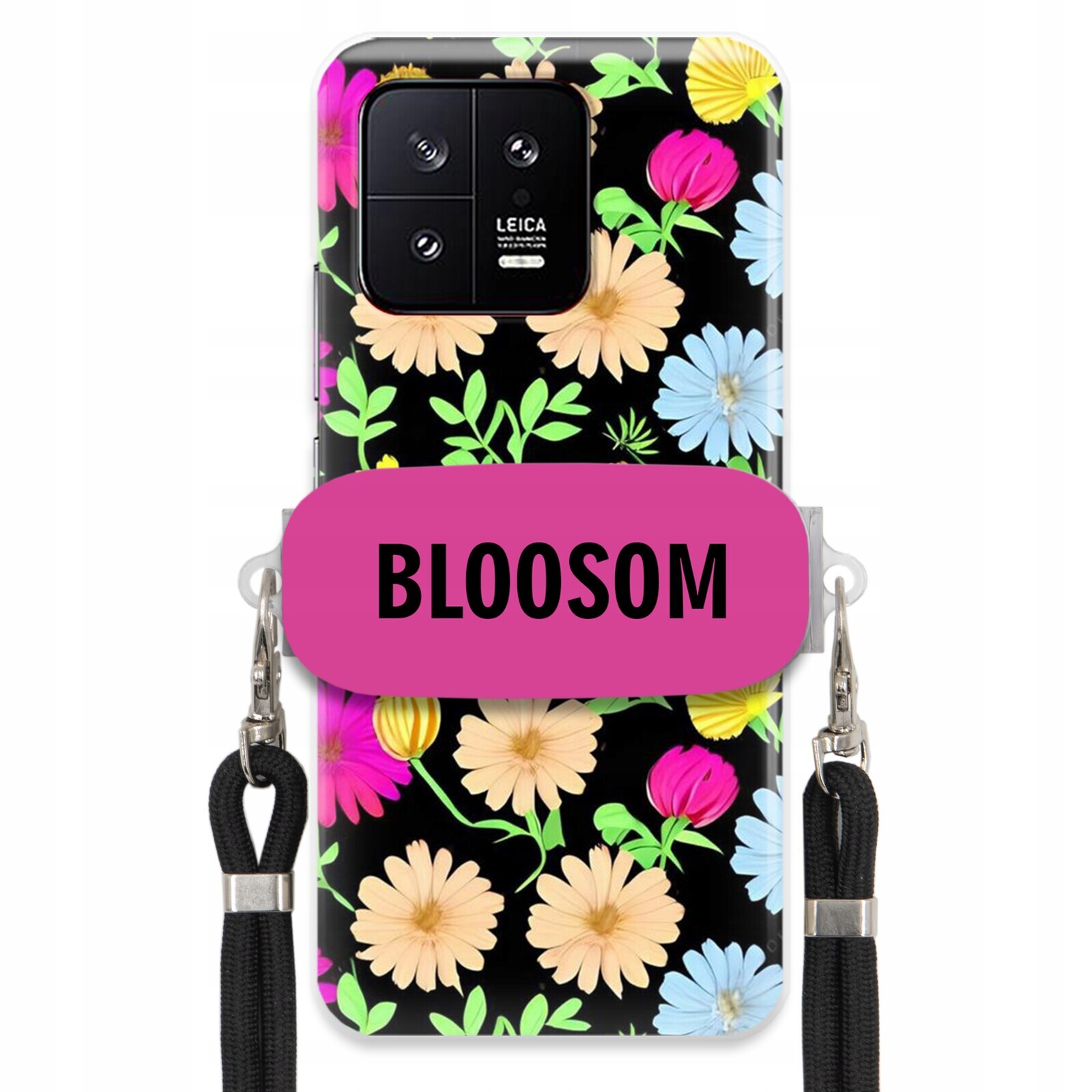 Pouzdro Držák Crossbody Pro Xiaomi 13 Módní Kryt Pouzdro Květiny Bloosom Flower