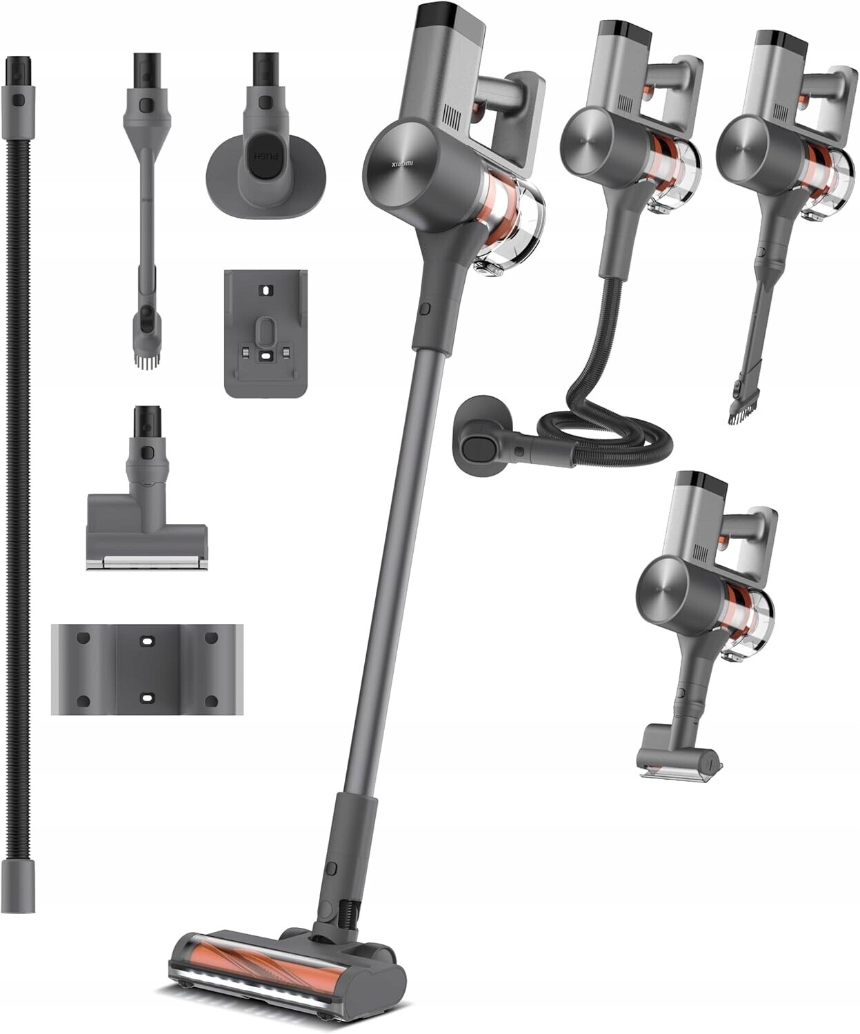 Tyčový vysavač Xiaomi G20 Max bezdrátový Xiaomi 180AW Led černý