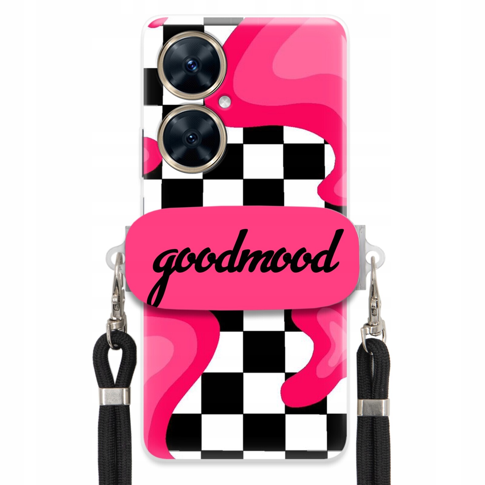 Pouzdro Pro Huawei Nova 11i Set Pouzdro Držák Smyčky Černá For Teen Splash