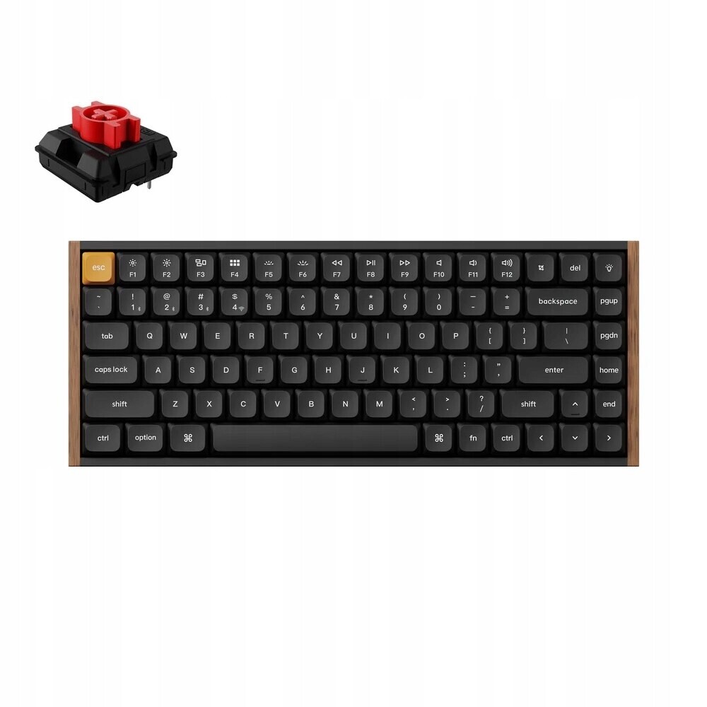 Keychron K3 Max Bezdrátová mechanická klávesnice Dřevěný Rámeček