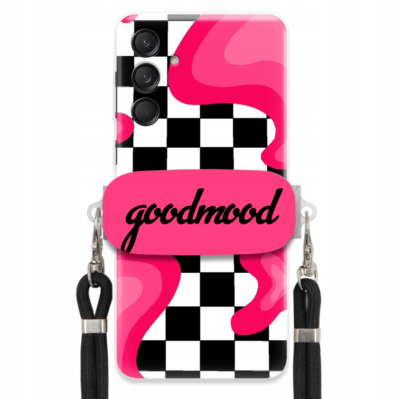 Pouzdro Pro Samsung M55 5G Sada Pouzder Držák Na Vodítko Černá For Teen Splash