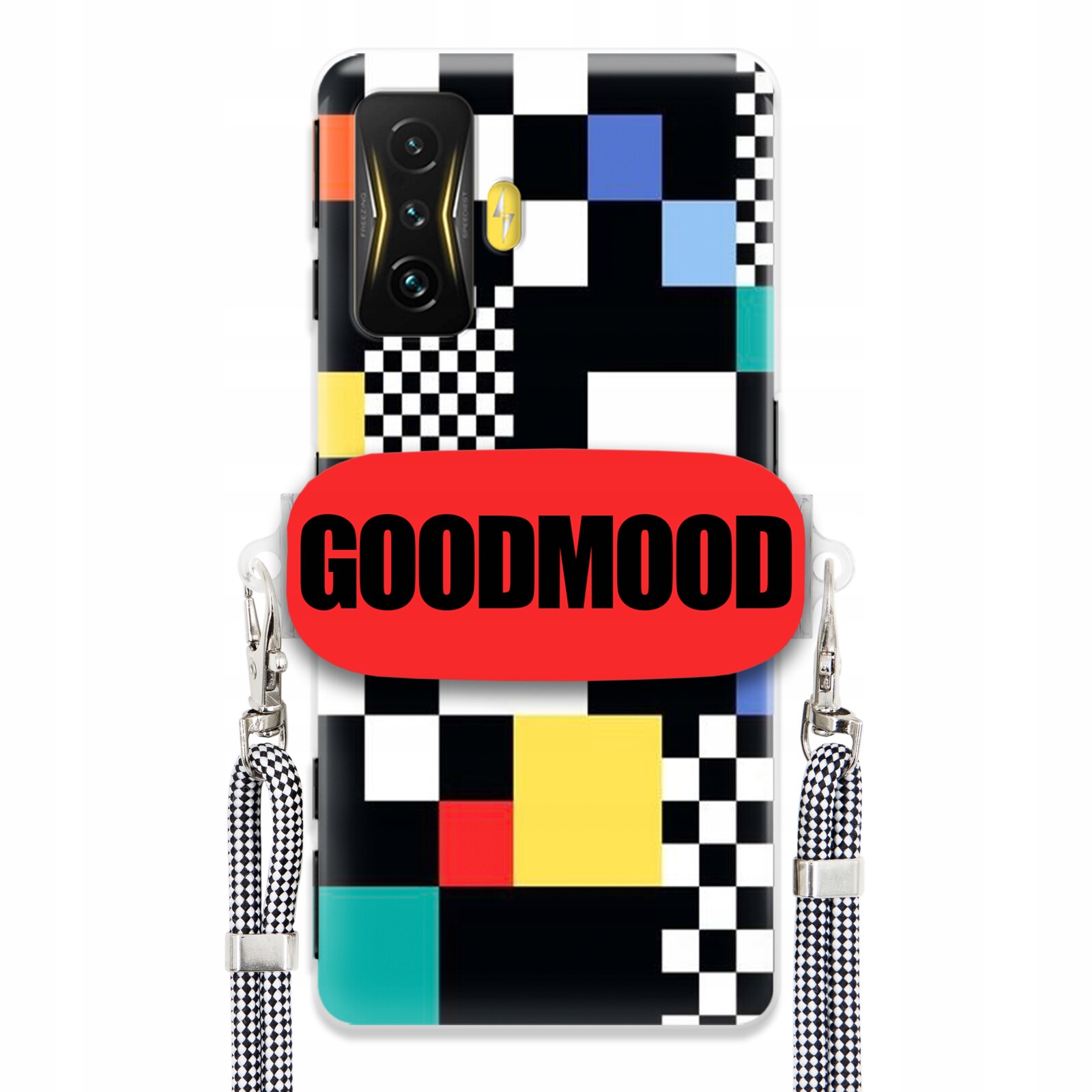 Pouzdro Pro Xiaomi Poco F4 Gt Case Držák Na Vodítko Zebra Telefonu Pixelart MIX Wz