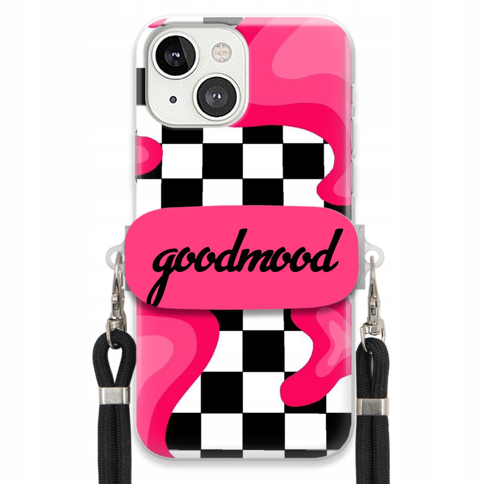 Pouzdro Pro Iphone 13 Set Case Držák Na Smyčku Černý Pro Dospívající Splash