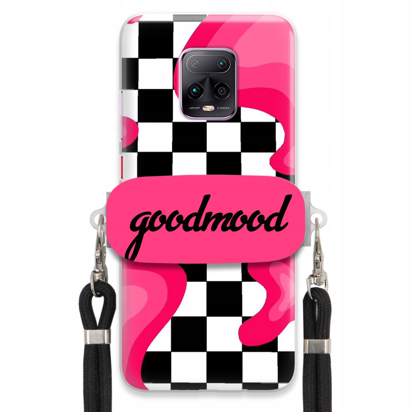 Pouzdro Pro Xiaomi Redmi 10X 5G Sada Case Držák Na Vodítko Černá For Teen Splash