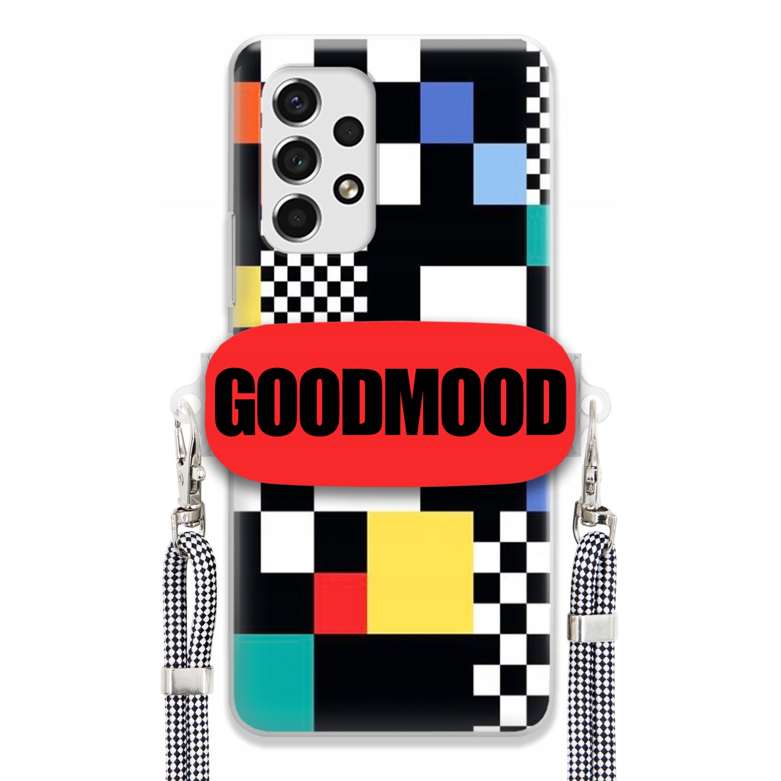 Pouzdro Pro Samsung A53 5G Pouzdro Držák Vodítka Zebra Telefonu Pixelart MIX Vzorů