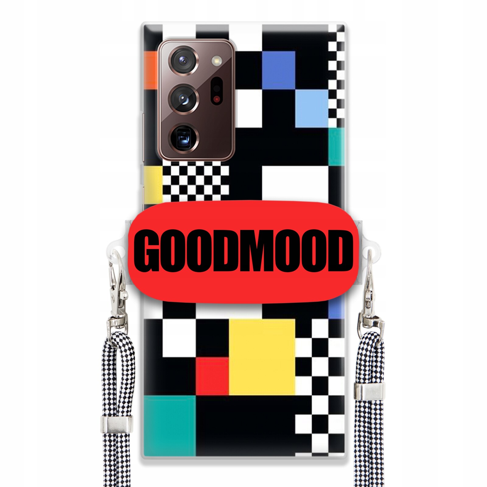 Pouzdro Pro Samsung Note 20 Ultra Case Držák Na Vodítko Zebra Telefonu Pixelart Wz
