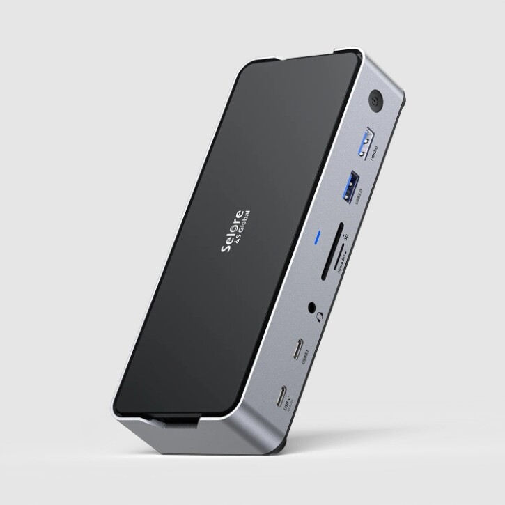 Dokovací stanice Usb C 13v1 Selore&S-Global 4K 144Hz 100W Hdmi Dp