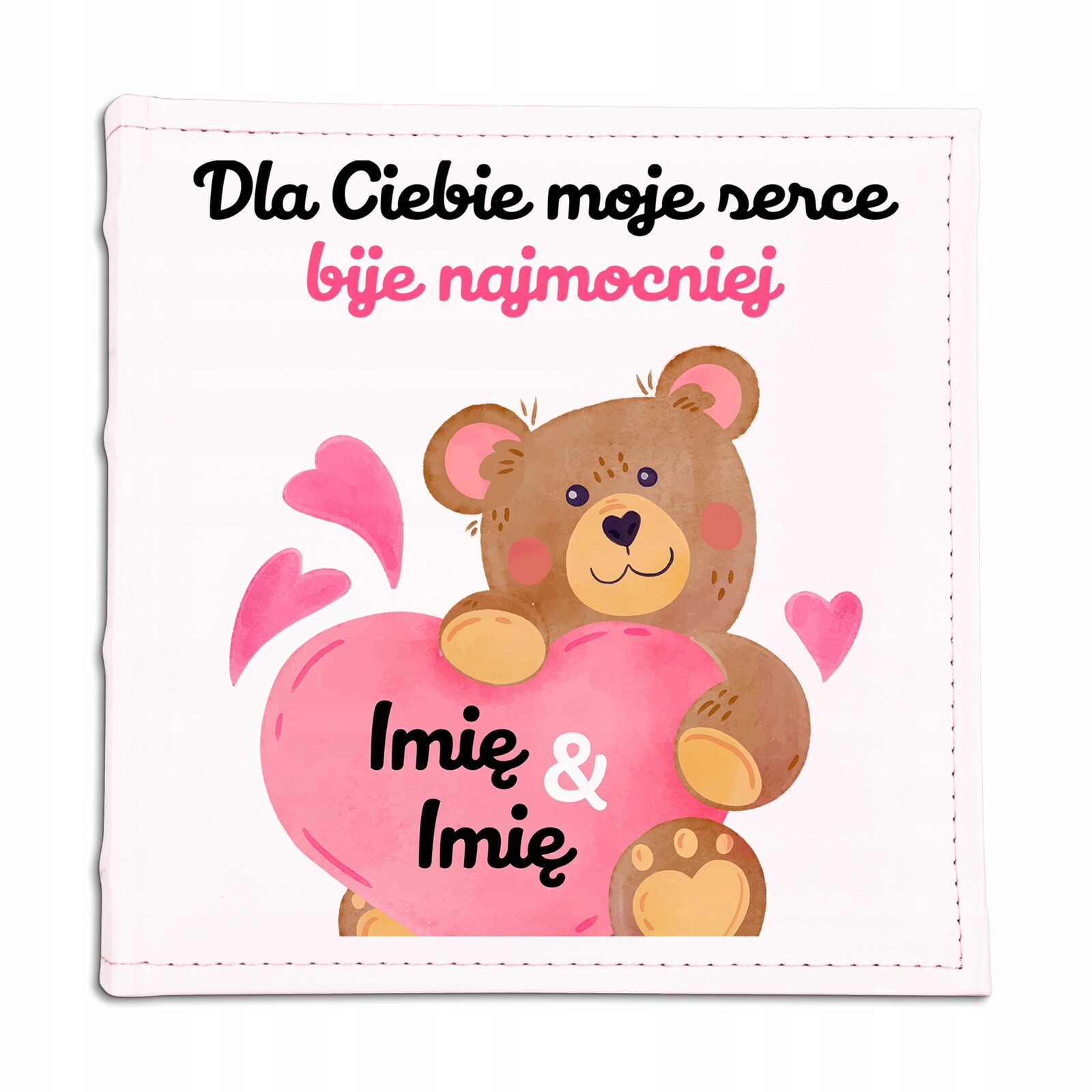 Kožený album Dárek pro pár Moje srdce Biju Mocnější Jména Perso