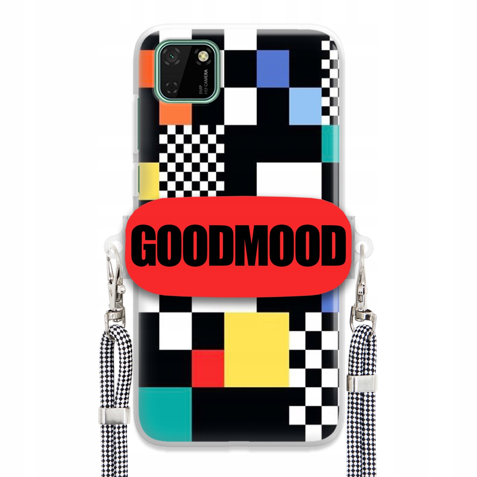 Pouzdro Pro Huawei Y5P Case Držák Na Vodítko Zebra Telefonu Pixelart Goodmood Vzory