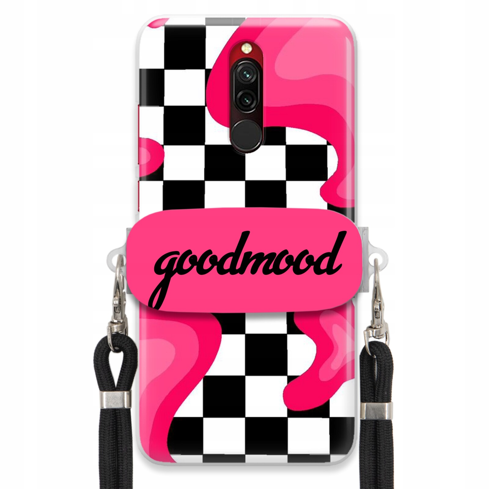 Pouzdro Pro Xiaomi Redmi 8 Sada Case Držák Na Vodítko Černá For Teen Splash